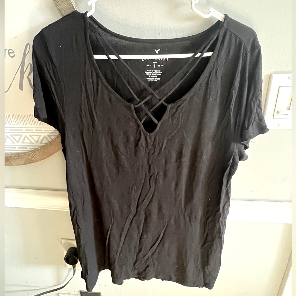 Cross front t-shirt